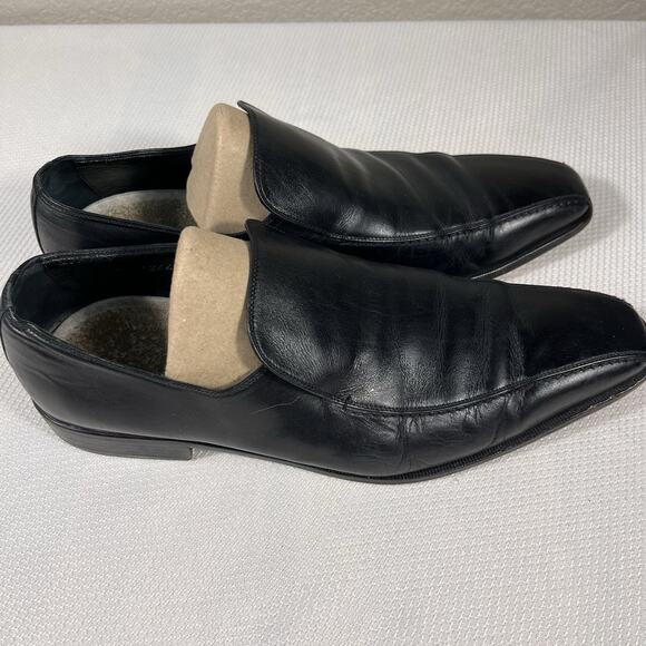 Dolce & Gabbana Men’s Black Leather Slip On Loafers Size 9. - Picture 2 of 16